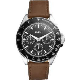 Bracelet de montre Fossil BQ2294 Cuir Brun 22mm